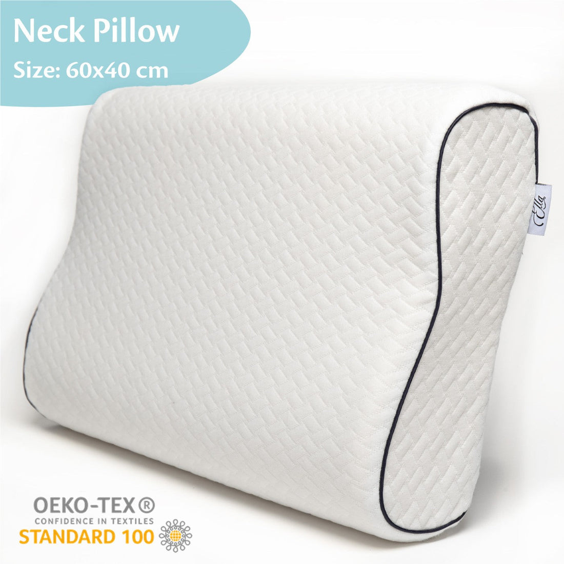 Ergonomisch Hoofdkussen - 46x30x10/8 cm - Nirwana Bedden Ergonomisch Hoofdkussen - 46x30x10/8 cm - Nirwana Bedden