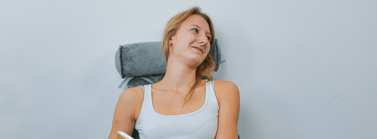 Leeskussen van Ella heerlijk en gezond zitten in bed!