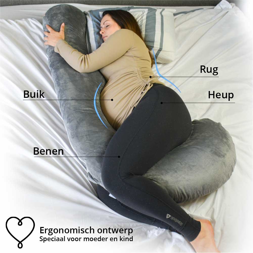 Ergonomische ontwerp zwangerschapskussen