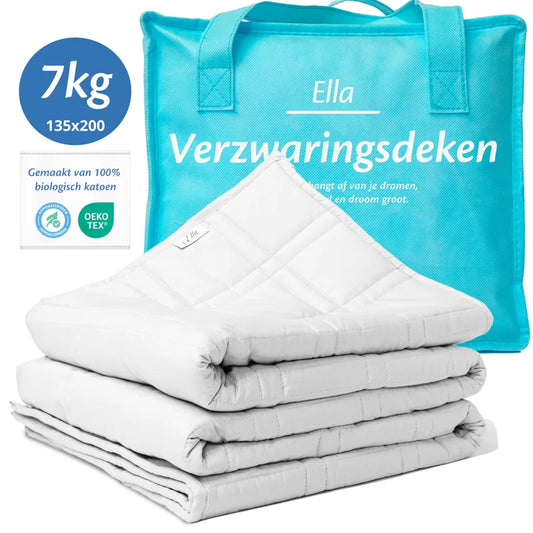 Ella Weighted Blanket - White