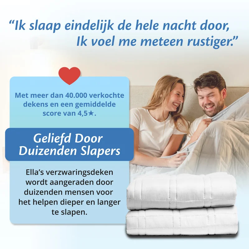 Ella Verzwaringsdeken - Wit