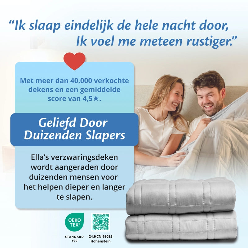 Ella Verzwaringsdeken - Grijs