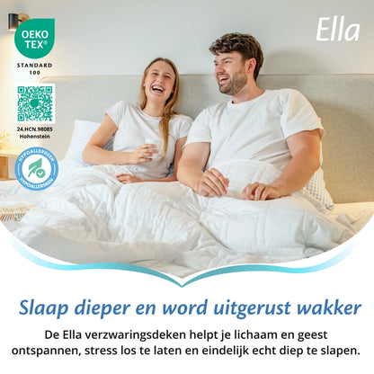 Ella Weighted Blanket - White