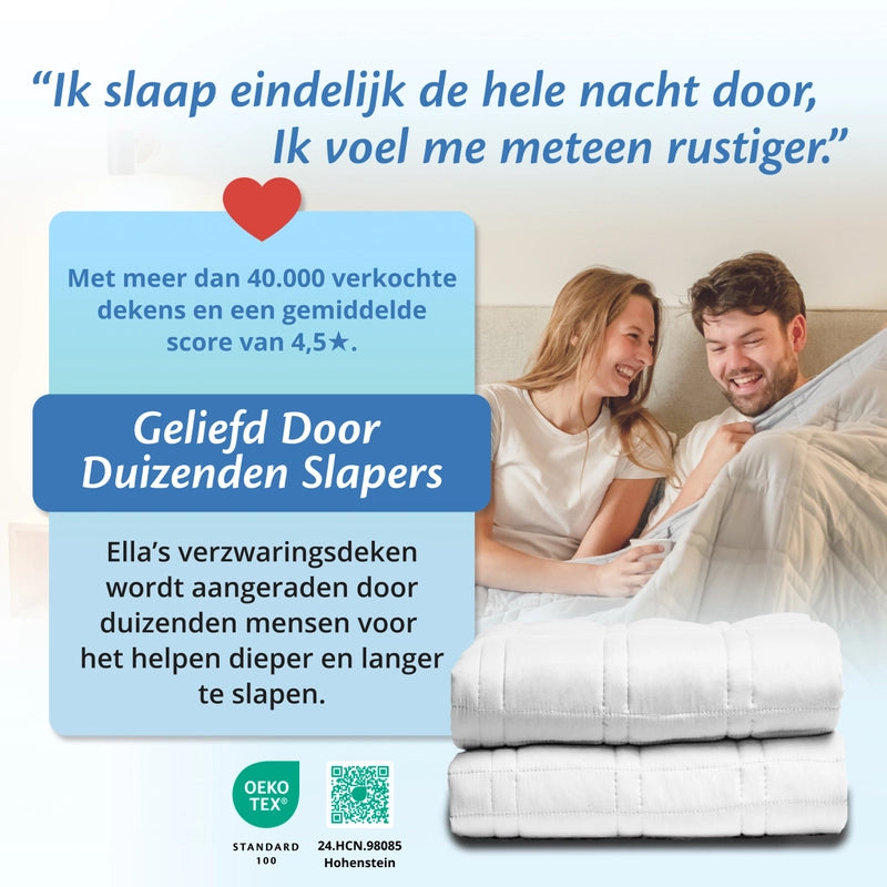 Ella Weighted Blanket - White