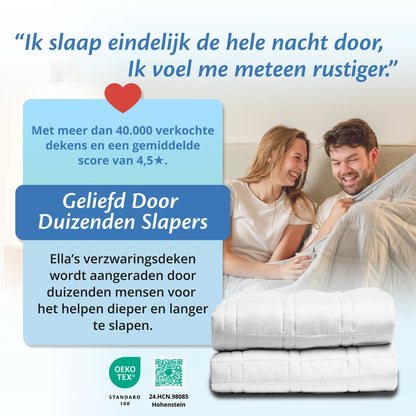 Ella Weighted Blanket - White
