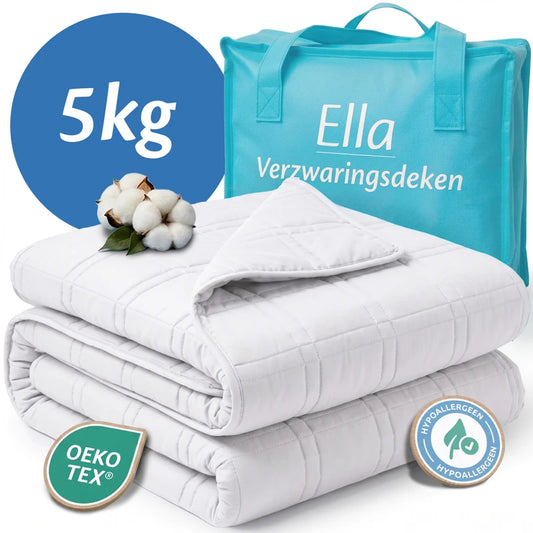 Ella Verzwaringsdeken - Wit